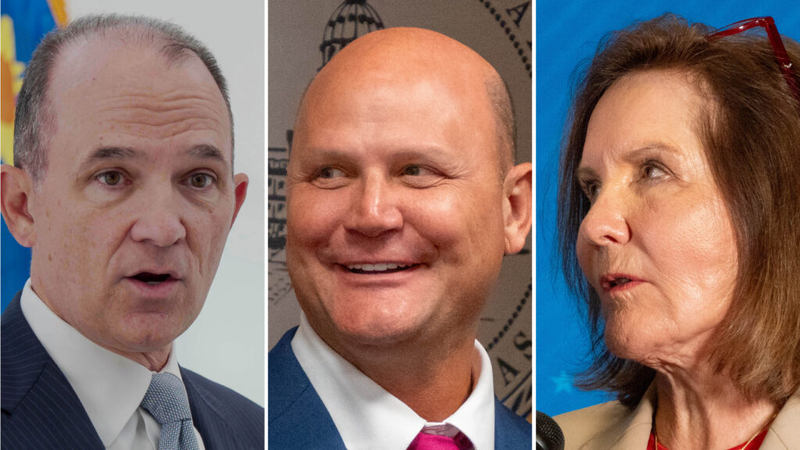 Three Kansas GOP candidates for governor share harmony, hostility in party-sponsored debate