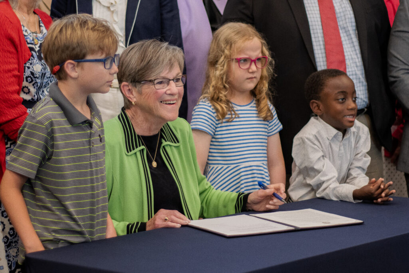 Kansas governor achieves goal to open early childhood office, months before her term ends