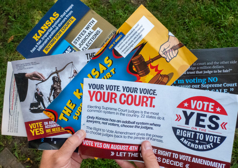 Dark money, misleading claims flood Kansas ahead of judicial selection referendum