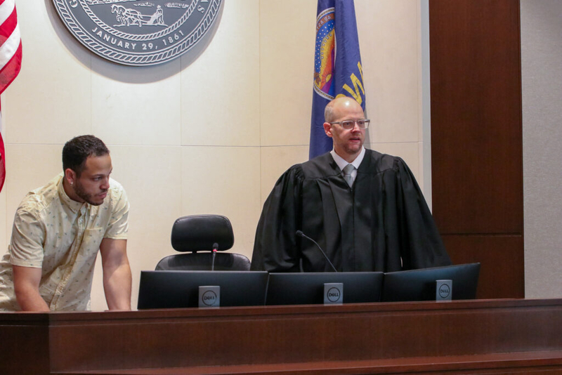 Kansas Constitution Day program goes global with online mock trial for third graders