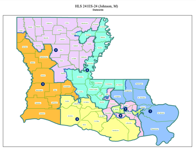 Map with 2nd Black Louisiana Supreme Court district clears House committee