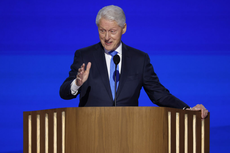 Bill Clinton urges Democrats to work for Harris, ‘the president of joy’