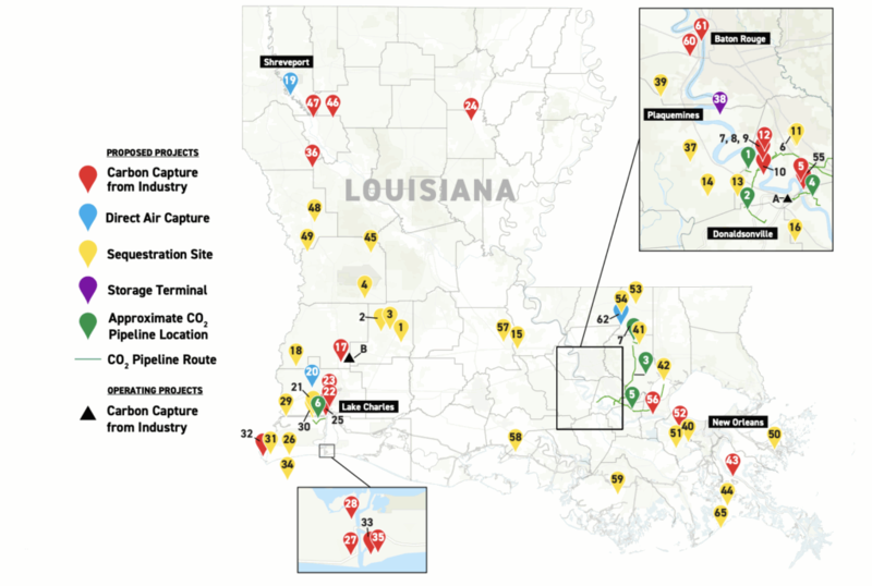 Louisiana’s nation-leading proposed carbon capture projects alarm environmentalists