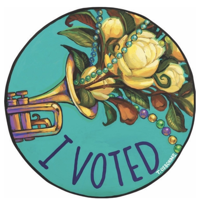 See Louisiana’s ‘I Voted’ sticker for this year
