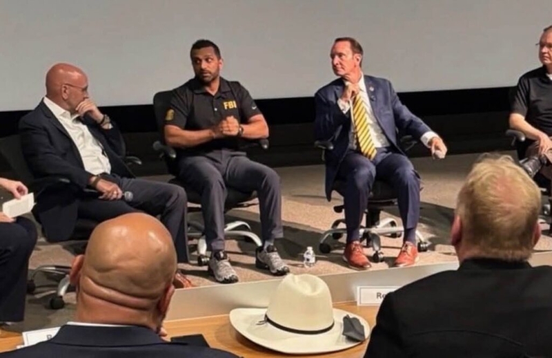 FBI director Kash Patel attends Gov. Landry’s alligator hunt fundraiser