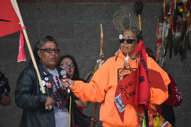 âWeâre still hereâ: Indigenous water protectors call for Enbridge to respect treaty rights