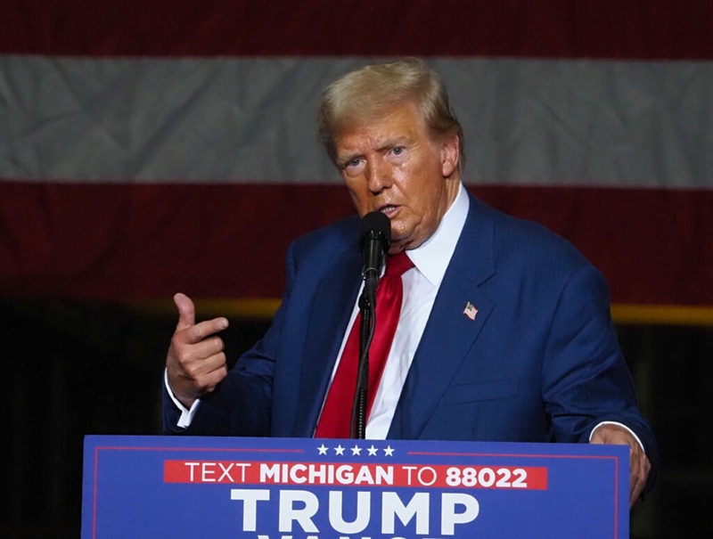 Trump delivers marathon speech in Potterville railing against Harris: ‘She just doesn’t care’