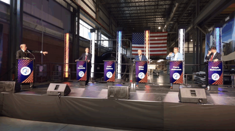 GOP gubernatorial debate turns to shouting matches amid utility, income tax discussions