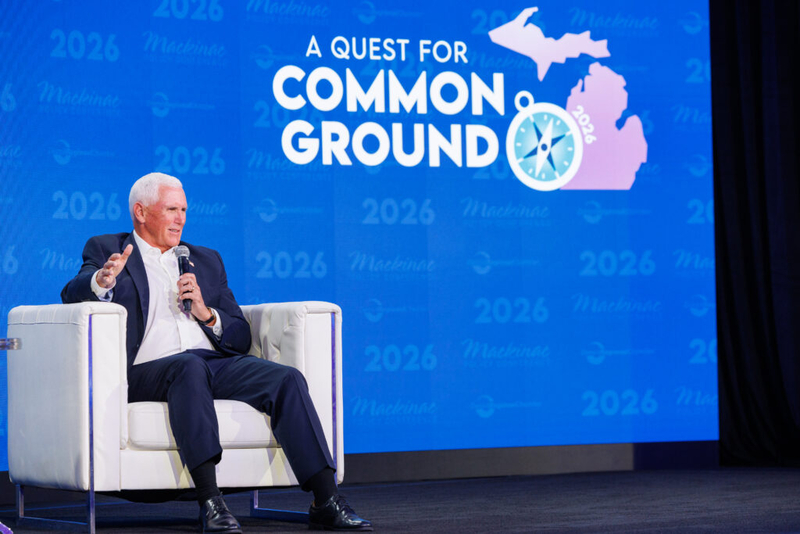 Pence talks about his relationship with Trump, ‘common ground’ at Mackinac Policy Conference