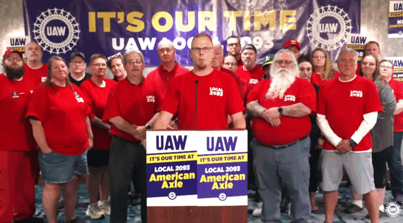 Workers strike at Three Rivers axle plant as contract expires