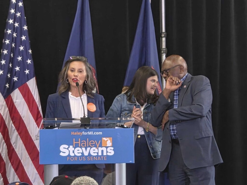 Gretchen Whitmer quickly becomes Haley Stevens’s most prominent ally after a late game endorsement