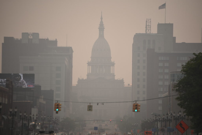 Wildfire smoke creates health concerns across Michigan, resulting in closures and cancellations