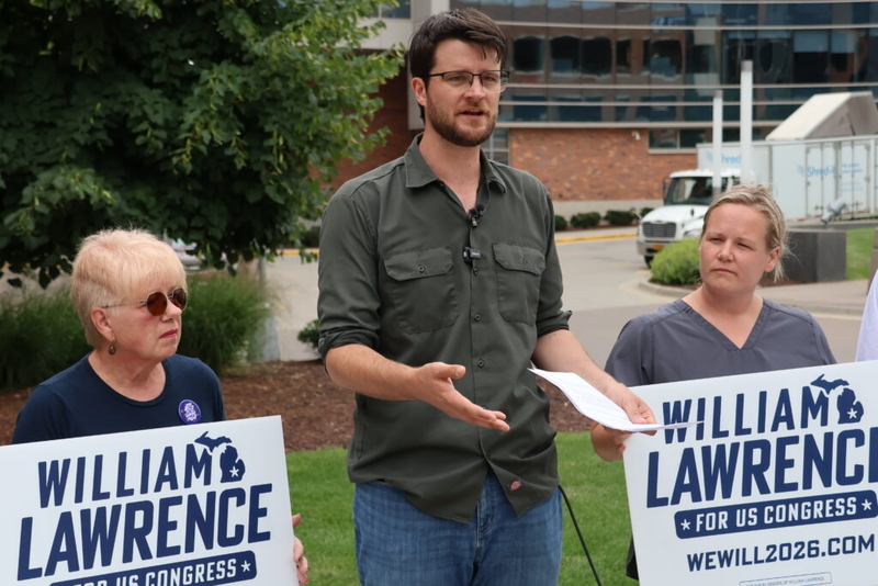 Lawrence faults Barrett over Medicaid cuts, renews Medicare for All push