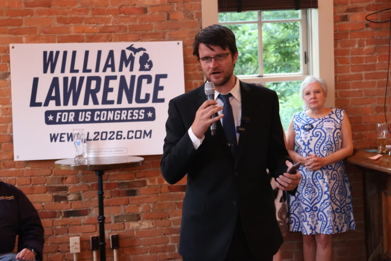 Will Lawrence takes progressive campaign to conservative Livingston County to court independents