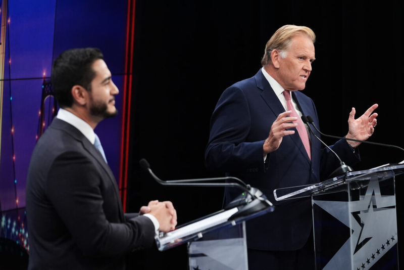 El-Sayed, Rogers trade barbs, accusations during first televised U.S. Senate debate