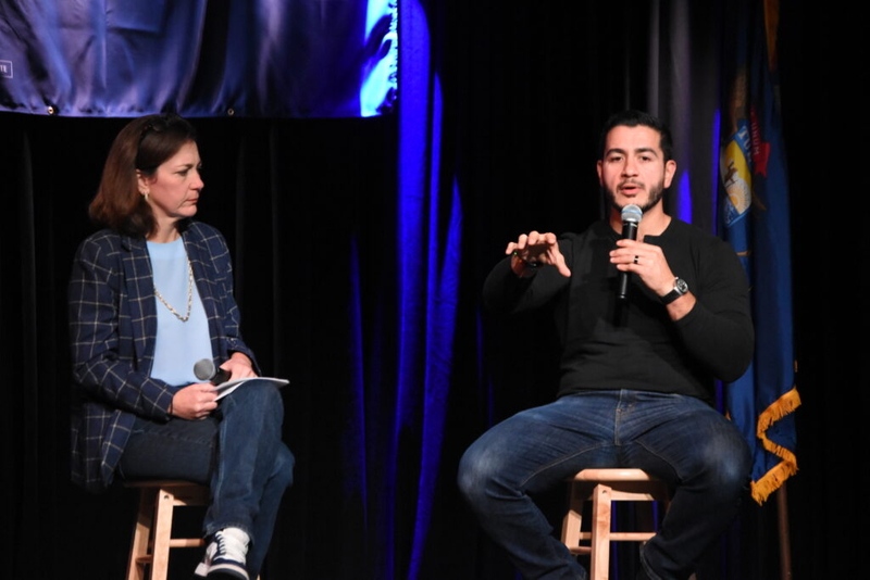 El-Sayed talks corporate money, healthcare, artificial intelligence at Lansing town hall
