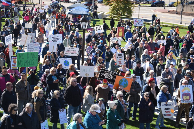 Michigan No Kings rallies blend anti-Trump protests with calls to vote early