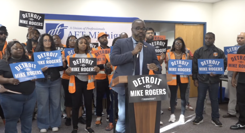 Detroit Democrats challenge Mike Rogers’ touted gains with Black voters in US Senate race