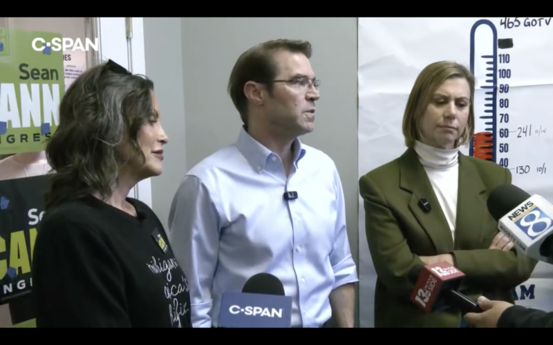 As Huizenga hosts US Energy Secretary, McCann campaigns with Whitmer and Slotkin