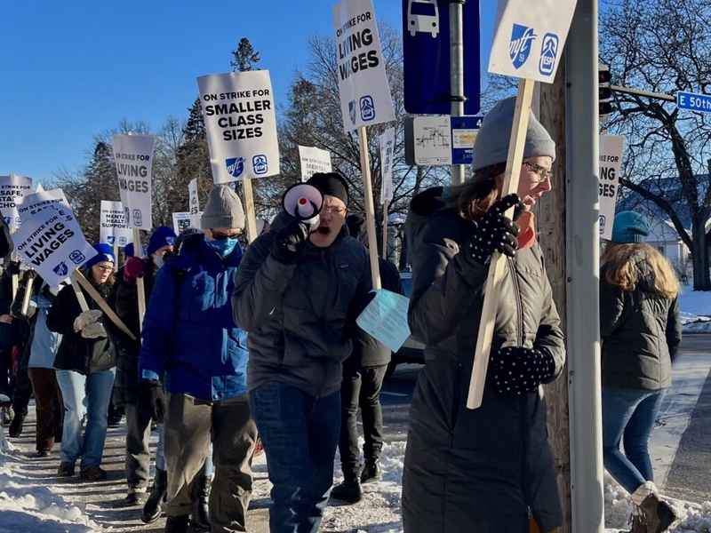 Minneapolis teachers strike for first time in 50 years