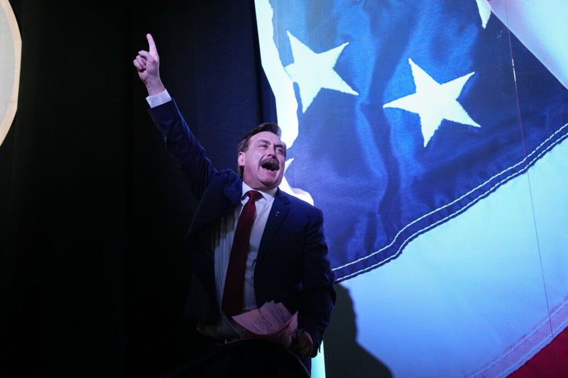 Mike Lindell was elated after President Trump endorsed him for governor. Here’s what he said.