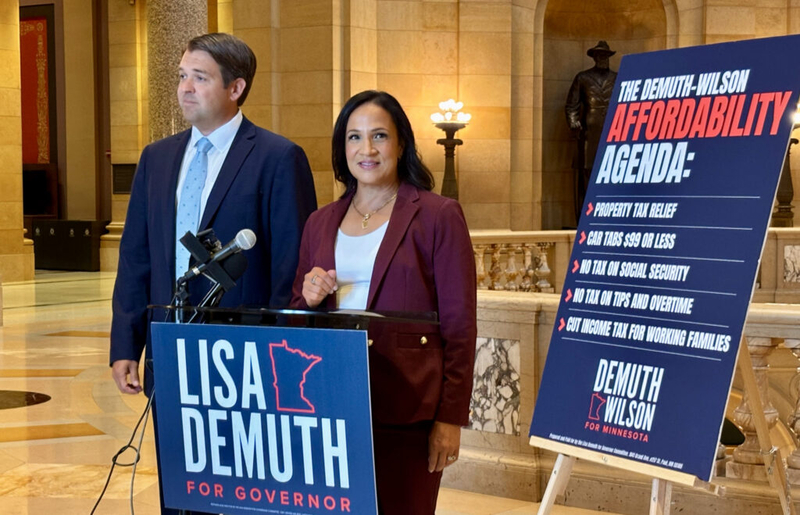 Demuth plans to cut $1 billion from Minnesota’s budget, refrains from denouncing tariffs