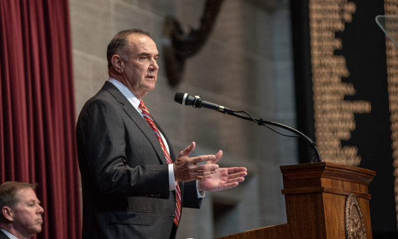Gov. Mike Kehoe wants voters to decide whether Missouri should eliminate its income tax