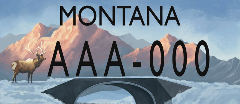 Montana wildlife crossing license plate available starting July 1