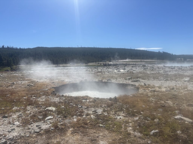 Oops, it did it again: Another small explosion at Biscuit Basin creates a whole new pool