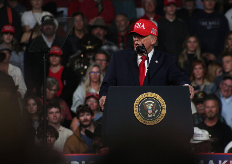 Trump announces ‘super range’ military installment on stump for Montana GOP candidates
