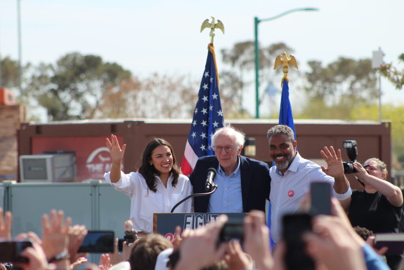 AOC &amp; Sanders rally Nevadans to fight oligarchy and ‘defeat authoritarianism’