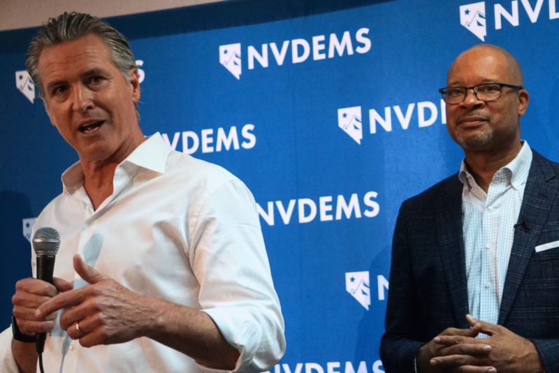 Newsom stumps for Ford and Horsford