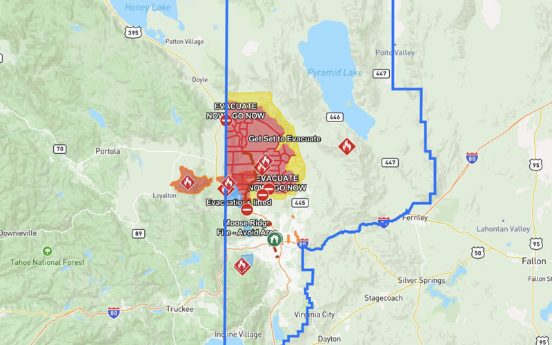 Lombardo declares state of emergency for Washoe fires