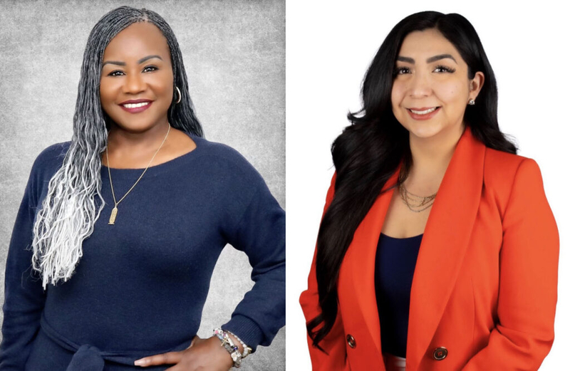 2 real estate agents vie to close sale with North Las Vegas voters. 