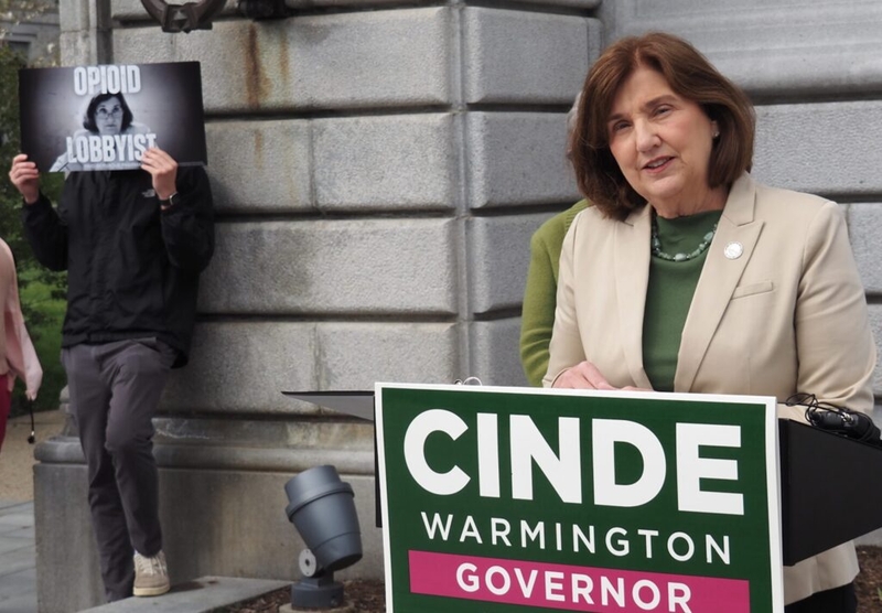 Why do Republicans keep calling Cinde Warmington an opioid lobbyist? Here’s the backstory.