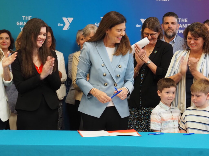 Ayotte reiterates support for childcare workforce grant and Granite Steps funding at bill signing