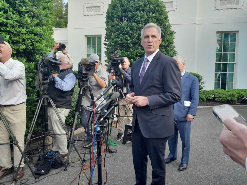 Biden and McCarthy strike positive tone after debt limit talks, but no deal yet