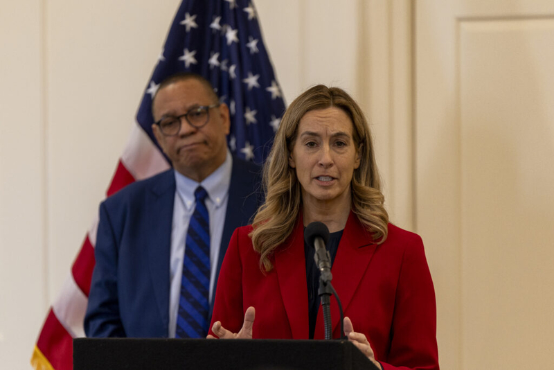 Gov. Sherrill defends silence amid investigation of lieutenant governor