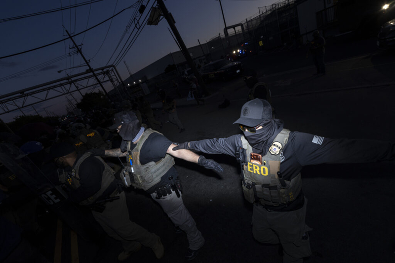 Migrant detainees separated from loved ones amid clashes between ICE agents, protesters