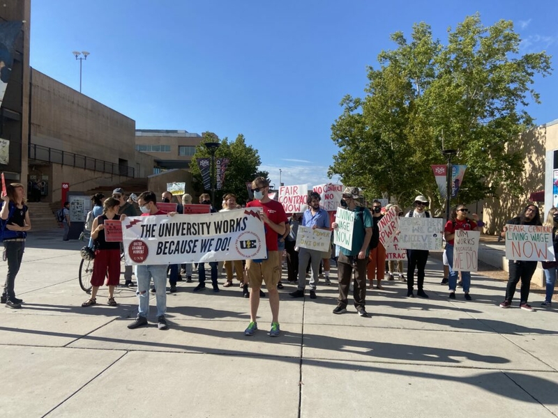 UNM graduate student workers and bosses prepare to negotiate yearly ...