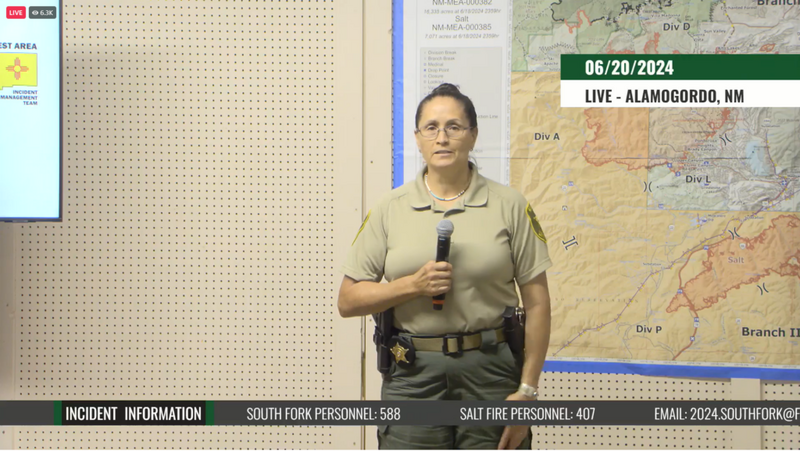 NM authorities dispel rumors of looting during the South Fork and Salt fires