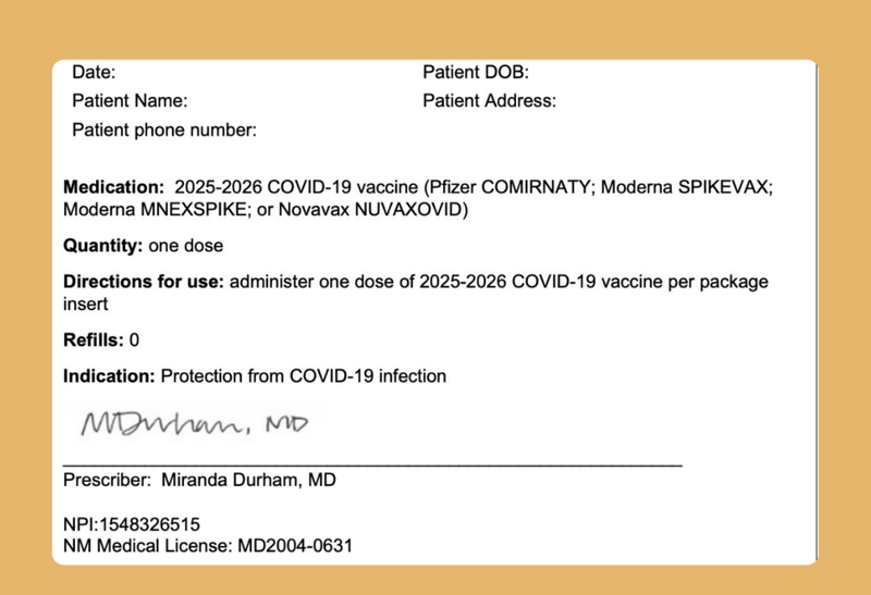 NM health department provides COVID-19 vaccine prescription for all residents