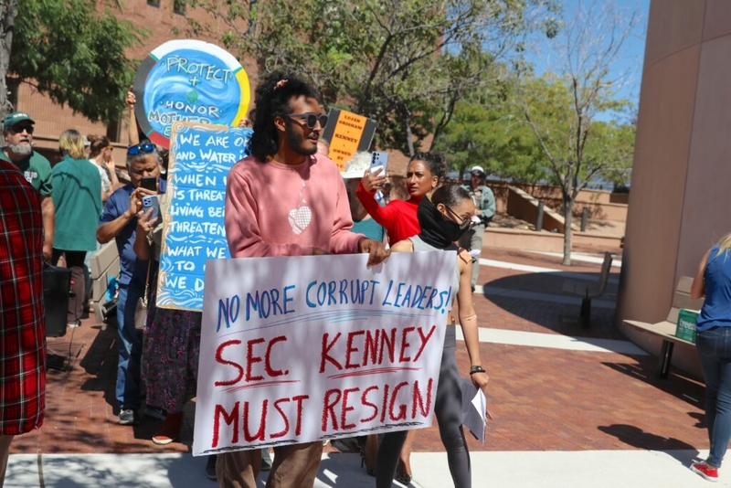 Dozens demand top NM environment official step down over produced water policy 