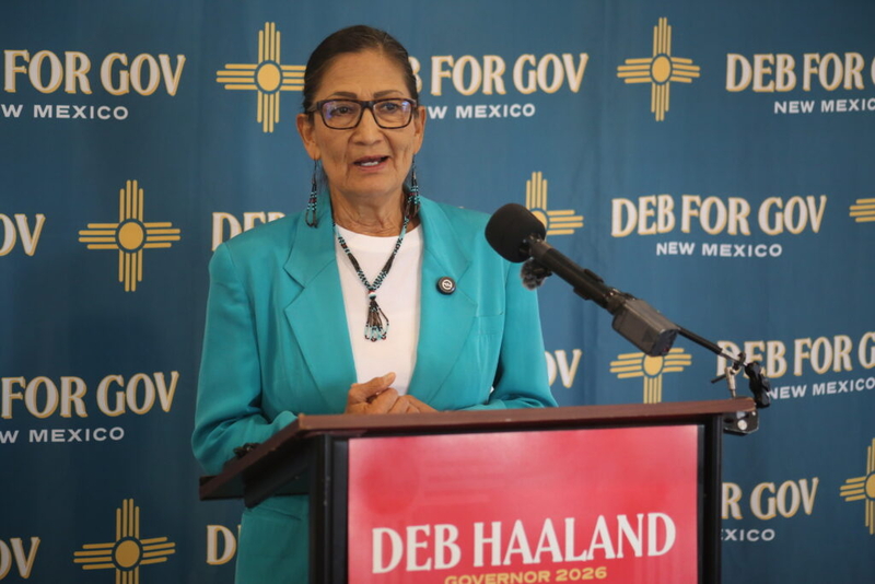 Democratic New Mexico nominee Haaland looks ahead to November race for governor