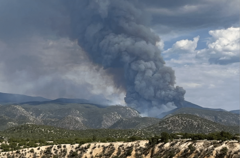 New Mexico health officials warn of smoke impacts as Frijoles Fire grows to more than 3,000 acres