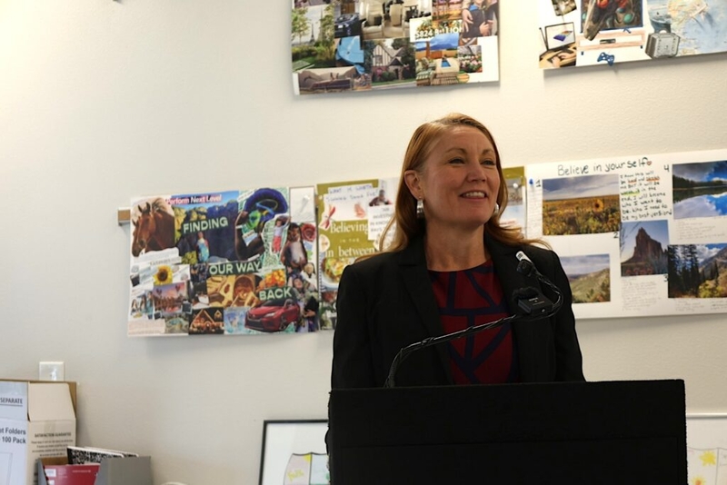 New Mexico U.S. Rep. Stansbury touts housing law during Albuquerque visit