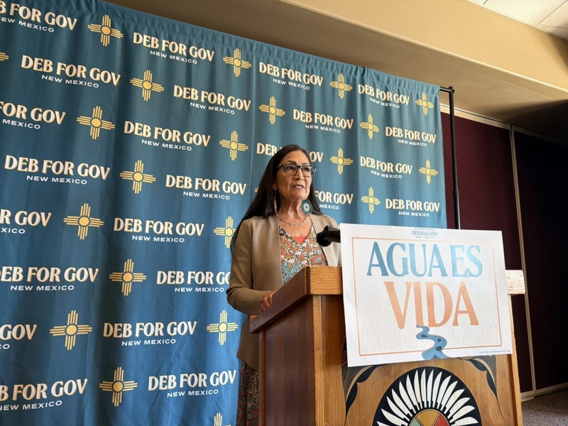 New Mexico Dem governor nominee Haaland announces data center moratorium executive order if elected