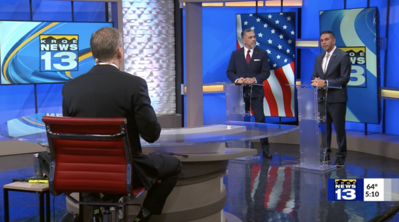 New Mexico Dem US Rep. Vasquez debates 2nd Congressional District GOP challenger Cunningham