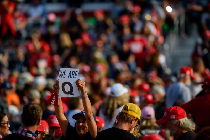 How QAnon entered mainstream politics – and why the silence on Epstein files matters