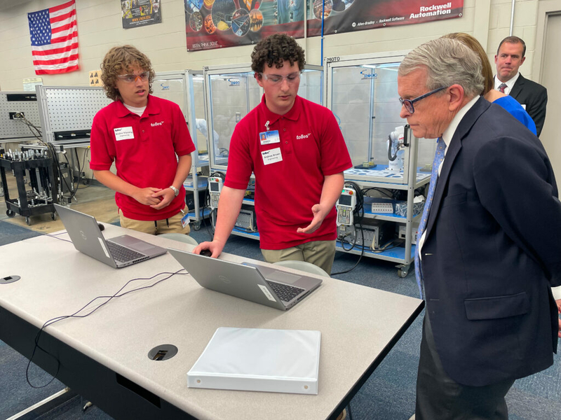 Ohio Gov. DeWine touts career tech during Plain City visit